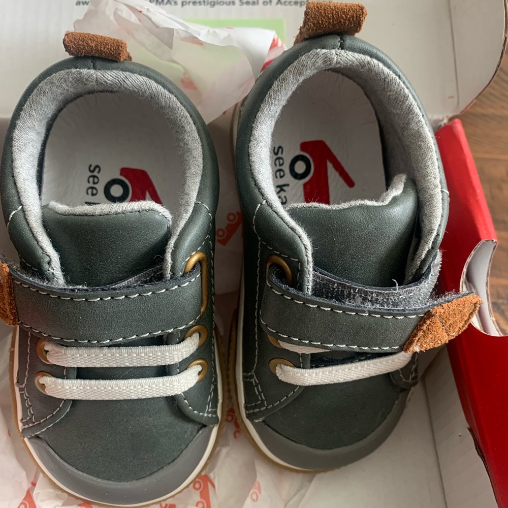 See Kai Run Stevie II grey leather